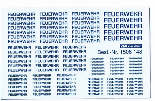 1508148 - FEUERWEHR - Blau