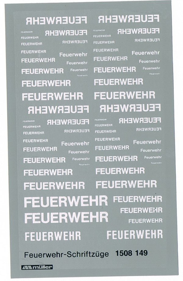 1508149 - FEUERWEHR - Weiß