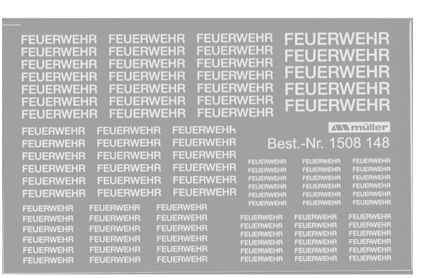 1508146 - FEUERWEHR - Weiß