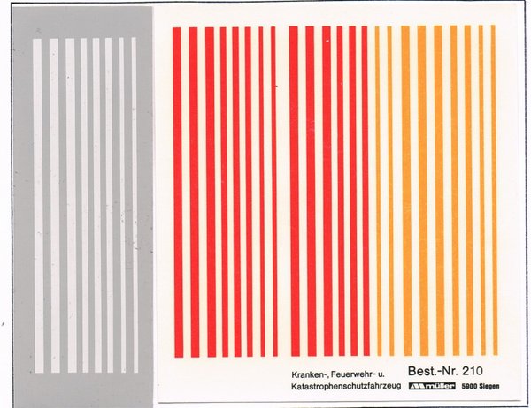 1508210 - Streifen - Weiß, Rot, Gelb