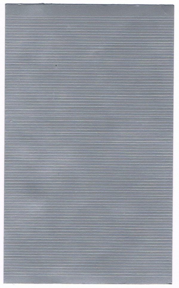 1508451 - SK-Folie Jalousien-Imitat - 2 Bogen Silberfolie, gerillt