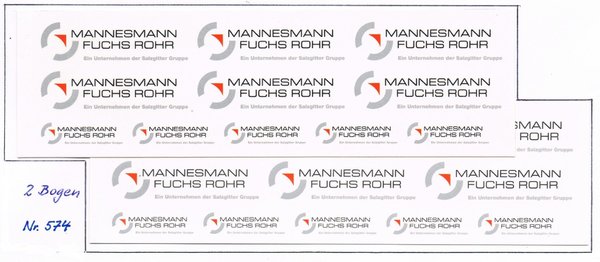 1508574 - Mannesmann Fuchs Rohr - 2 Bogen
