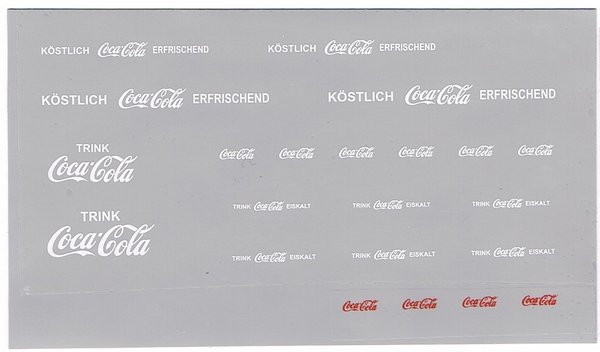 1508775 - CocaCola Getränkefahrzeug - Weiß, Rot