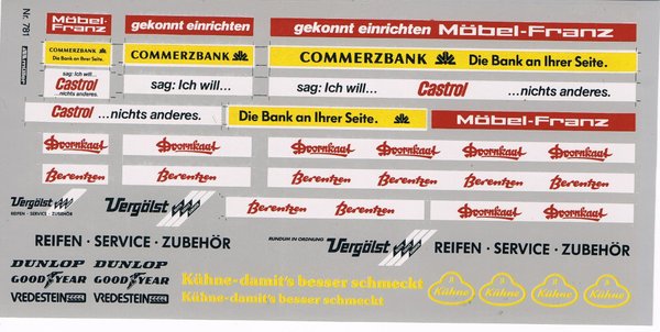 1508781 - Reklameschriften für Stadtbusse