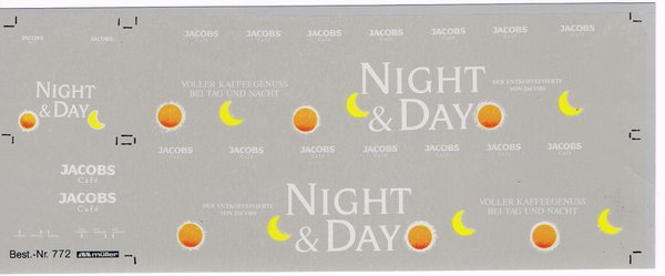 1508772 - Jacobs Night & Day, Busbeschriftung