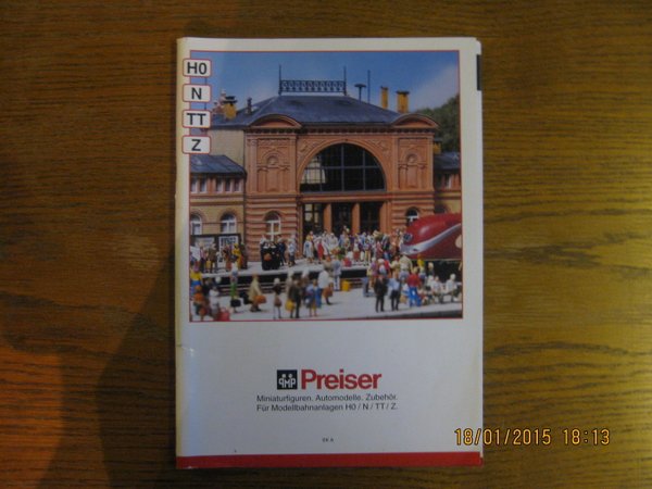 Preiser Nr, P-SKA Gesamtkatalog "SK A 1998"